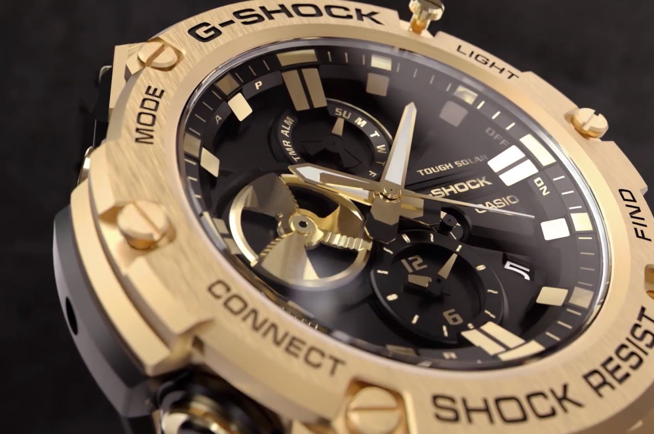 gold Casio G-Shock